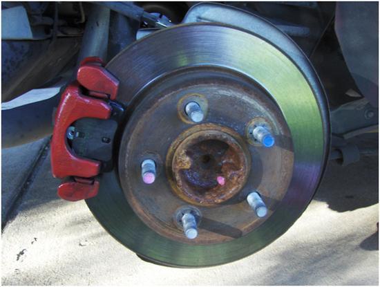Make sure the springs on the brake pads are compressed and not