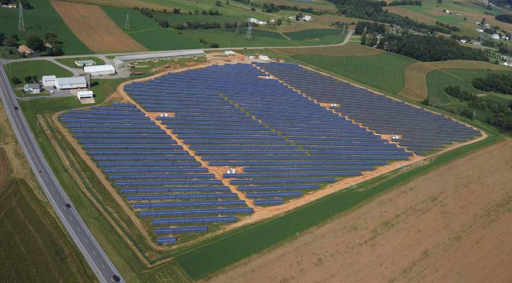 Global Footprint: Utility-Scale Lancaster County, Pennsylvania Installation Size:
