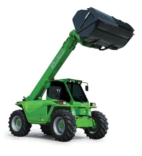 Excellent ground clearance The portal type axles, designed and built by Merlo, ensure better ground clearance than traditional designs and were conceived exclusively for use on Merlo telescopic