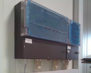 sensor-set hoses with box - 2 Air pressure sensors 20 bar mounted in a box for wall