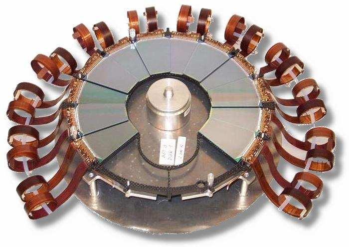 BST/FST Sensor Wheel Beamspot Synchrotron radiation fan Asymmetric hole to accomodate