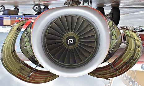 Figure 4.2 CFM56-7B24 Turbofan Engine [10] 4.3 PW-1000G The PW-1000G uses a gear box design to allow the fan and turbine to run at their optimal speeds.
