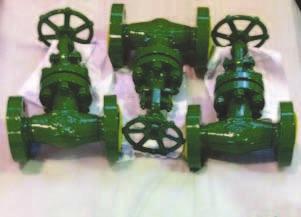 Gate, Globe and Check Calobri offers valves manufactured to : ISO 15761 - API