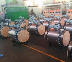Our production range for trunnion from 1 to 24 from ASME class trough.