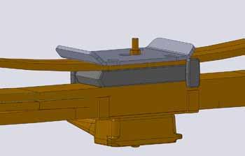 Figure 23 14. Lower the axle enough to place the provided 5 lift block between the axle and the leaf spring. Take care not to over extend the brake lines.
