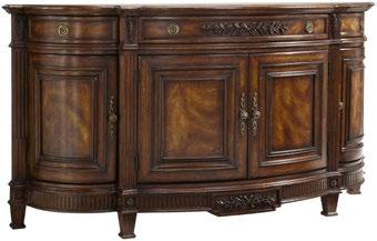 Double Credenza 1345-852 65w x 20d x 40¼h Hourglass Chair