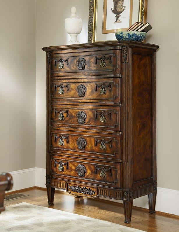 the triple dresser is beautiful inside and out.