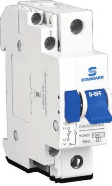 MINIATURE CIRCUIT BREAKER ACCESSORIES AUXILLIARY CONTACT Standard Conformity IS / IEC : 60947-1 Type/Series Rated (In) A 6A Rated Voltage (ac) (Ue) V 240V Rated Frequency (f) Hz 50 Contact