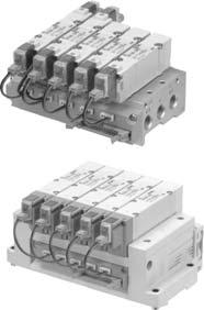 Series SY//7/9000 ase Mounted Manifold Individual Wiring ase Mounted Manifold Individual Wiring Series SY//7/9000 R NRTL /C How to Order Manifold Type (Compact type) SSY 0 Manifold series SY000