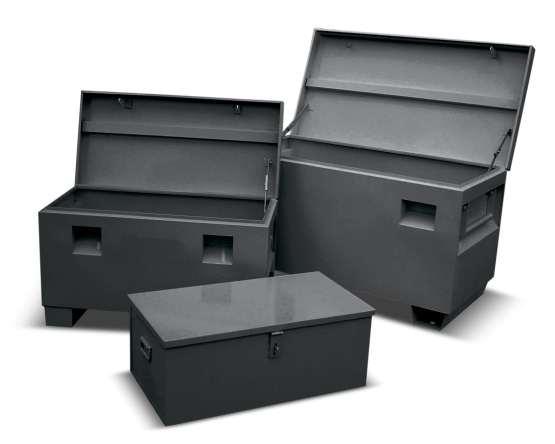 JOB SITE BOXES These durable and secure steel job site boxes will ensure that your tools are kept safe whether on the job site, in your truck, or just to store valuable tools in the plant ADDITIONAL