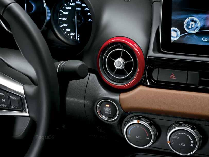 interiors A set of refined features to help make the interiors of your new 12 Spider feel that