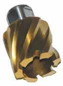 CORE DRILLING CARBIDE-TIPPED CUTTERS & ACCESSORIES Cutters 2½ diameter and larger are with M18 x 1.5, 4 lead threaded drives. Not available in TiN, TC or Cobalt. Cutter Dia. Dec. Equiv.