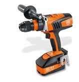 Cordless 2-speed Drill-Driver ABS 18 QC MultiVolt battery capability MV Brushless FEIN PowerDrive motor with 2-speed gearbox, completely dustproof, 30% more efficient maximum durability, and QuickIN