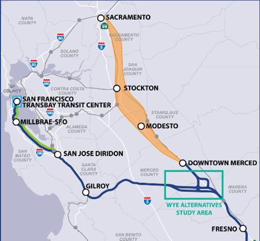 to Central Valley Blended System Along Peninsula Multi-Model Transportation