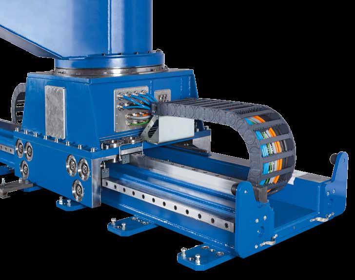 Tracks TSL Options Automatic lubricating unit To minimize maintenance work and increase availability, automatic lubricating units are optionally available for the linear guides and rack drive, either