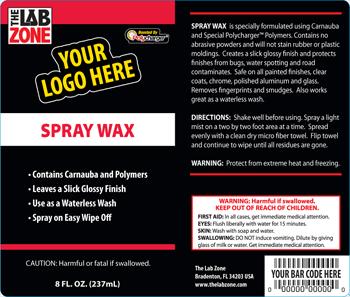 Spray Wax A slick, glossy, protective finish is easy to achieve with Spray Wax!