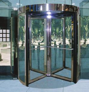 Revolving Doors UniTurn RD4A-1 RD4M Manual Revolver For more information on our revolving doors, see Sweets section #084233 or call 1-866-BESAM-US.