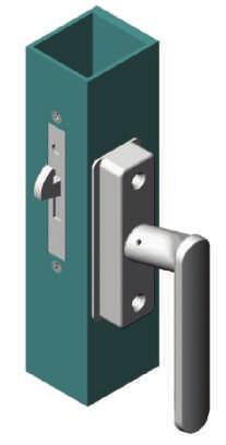 Opens easily and its swing door stays in the hold-open position when pushed to 90 degrees.