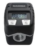 Meters include an electronic register controlled by wetted magnets and powered with two AAA alkaline batteries. It is shock proof and isolated from the fluid handled.