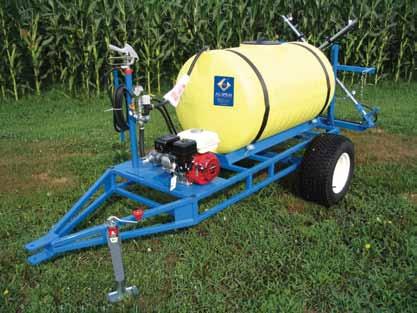TURF & SKID MOUNTED SPRAYERS PG 07 Heavy Duty Skid & Trailer Frame 60 Gallon Comes With 18 x 8.