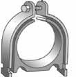 Clamp assemblies shall allow: pipe and tube sizes to be intermixed on variable centers to conserve space for addition or removal of tube or pipe without unclamping other elements tubes, pipes and