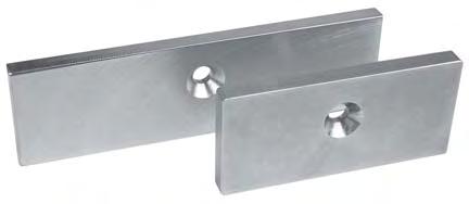 Offset Strikes Available for the 62, 68 and 82 Magnalocks Alters the position of the mounting hole by 1/4" [6mm]. This is often required to clear the glass on aluminum frame store front doors.