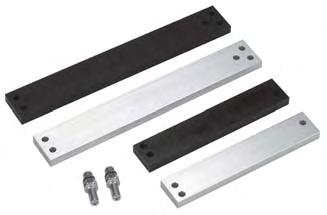 Cover Z Bracket M82 Stainless Steel Cover Z Brackets - Adjustable Used on inswing doors with the F type Magnalock 8.