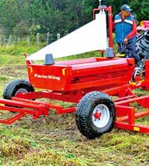 The bale wrapper BW150 is a static machine connected to the tractor using 3-point hitch and powered by the hydraulic motor of the tractor PTO.