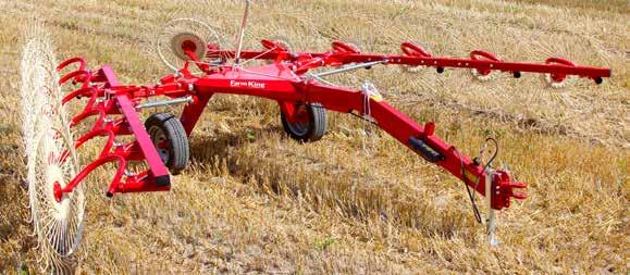 Tool-free ground pressure adjustment allows you to easily switch for crop type.