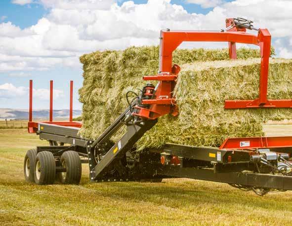 The high torque setup ensures that even heavier bales or situations where there is increased resistance will not stop the pusher from operating normally.