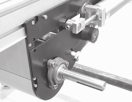 If equipped, remove return rollers and guiding and accessories from one side of conveyor. 3. Temporarily support idler guard assembly (Figure 23, item AX). Remove screws (AY). Figure 25 6.