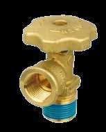 capacity. This valve can also be used as a service valve on a 420 lb vertical tank or a 300 liter horizontal tank. This valve also incorporates a fixed liquid level gauge.