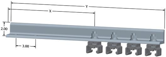 Hevi-Bar II 500A Support Brackets The Hevi-Bar II Support Brackets listed below are for 500A conductors.