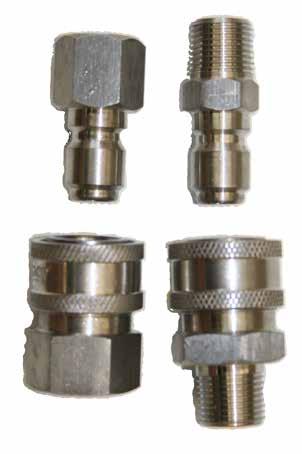 Quick coupler, Pressure Wash Style, Stainless Steel Socket Female Pipe Plug Female Pipe Socket Male Pipe Plug Male Pipe Code Orientation Origin Port Price 918232 Socket