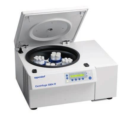 4 Eppendorf Centrifuges 58xx Family Centrifuge 5804/5804 R Centrifuge 5804 with plate rotor A-2-DWP Centrifuge 5804 R with rotor S-4-72 (4 250 ml) The Centrifuge 5804/5804 R is a high speed