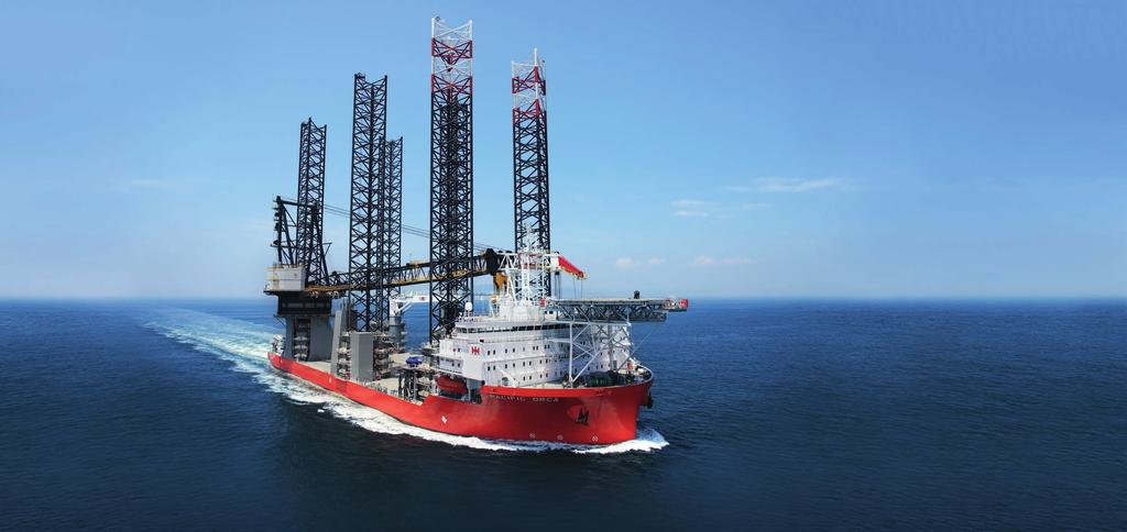 OSV + Workboat Page 16 17 OCV / WIV Offshore Construction Vessels (OCV) / Windfarm Installation Vessels (WIV) Very special vessels are needed for building offshore oil rigs and wind farms, as well as