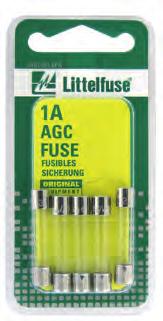 The automotive industry uses the AG prefix (AGC, AGW) for most glass fuses. They vary in length, diameter and amperage rating.