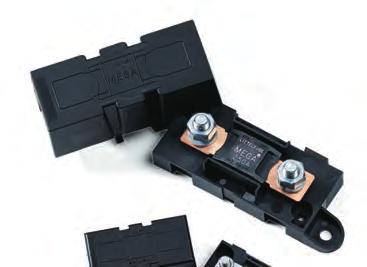 Fuse Block ATO Fuse Block with 1/4 Quick Connect Terminals Use with ATO fuses up to 15 amps. Available in 5 pole unit with removable clear protective cover.