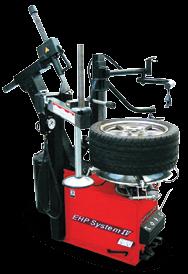 TM EHP System IV-E This tilt-tower tire changer features 24 outside clamping standard (up to 28 with optional adapters).