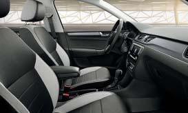 height-adjustable driver seat, an umbrella under the passenger seat, a sunglasses compartment,