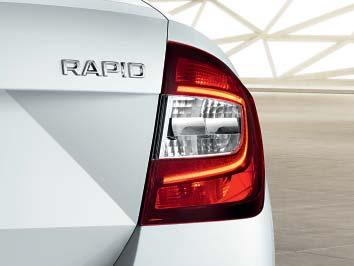 SunSet tinted windows underscore the elegance of the RAPID and protect rear passengers from the glare of the sun.