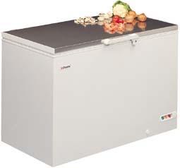 ELCOLD LTSS RANGE LOW TEMPERATURE CHEST FREEZER Maximum No of Baskets EL22SS Stainless steel lid -18ºC to -22ºC 215 ltr 1 1 860 x 550 x 600mm 429 EL35SS Stainless steel lid -18ºC to -22ºC 347 ltr 1 2