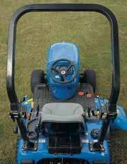 COMPACT IN SIZE, BIG IN COMFORT Despite the compact dimensions, the Boomer 1000 tractor series has great ergonomics and a high comfort seat to make these tractors easy and