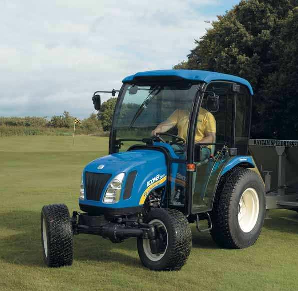 6 7 2OOO PACKING MORE POWER AND FEATURES INTO A COMPACT PACKAGE Boomer 2030 and 2035 tractors can be specified with advanced features that include a high comfort cab and tight turning SuperSteer with