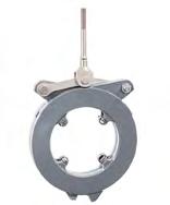 Whereby due to its greater wear volumes the mechanical clasp brake can also be used as a service brake.