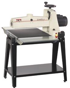 22-44 PLUS DRUM SANDER Our EXCLUSIVE SandSmart infinitely variable-feed control produces the ultimate finish at a rate from 0 to 10 feet per minute and prevents machine overload Patented conveyor