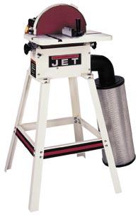 of the base collects dust effectively from either machine Powerful 1-1/2HP motor easily handles the toughest sanding operations Heavy-duty steel open-style stand (708599K only) provides solid support