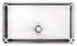 0mm thick stainless steel for hygiene and durability Includes sound