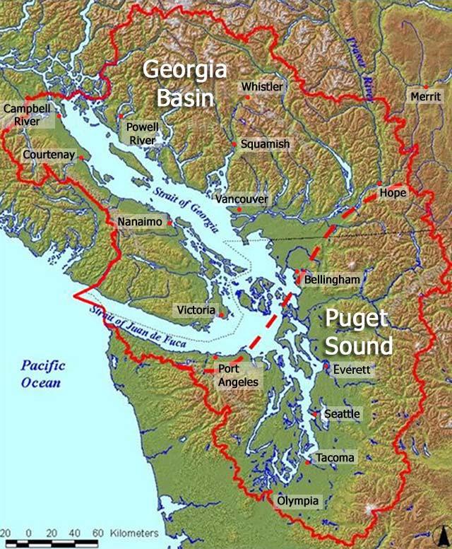 Puget Sound Maritime Air Emissions Inventory 2005 activity based inventory Spans ~140 miles