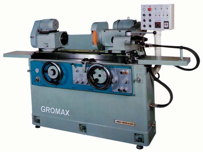GRINDER & ACCESSORIES GROMAX Universal Cylindrical Grinding Machine Automatic grinding cycle, rapid wheelhead approach and retraction, automatic coarse, fi ne feed, spark-out, wheelhead retract all